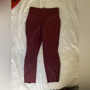 Burgundy Lululemon leggings EUC